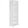 Solid Wood Shaker Style Bookcase 6 Shelves Adjustable Anti Tip Security Easy Care Modern Design Living Room Furniture 6