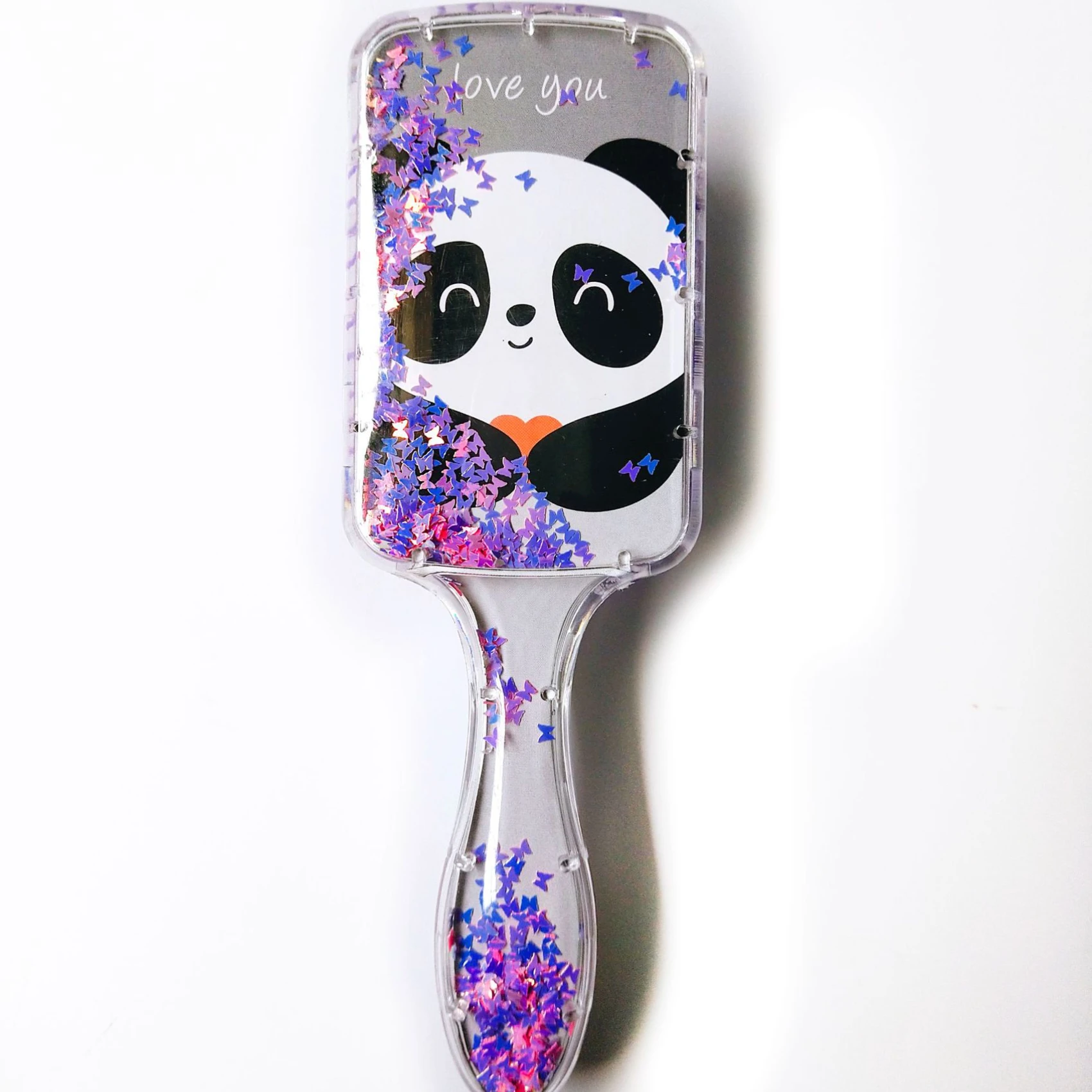 Kids Cartoon Glitter Hair Combs Panda Unicorn Anti-knot Massaging Air Cushion Combs for Girls Women Hair Tools Birthday Gifts