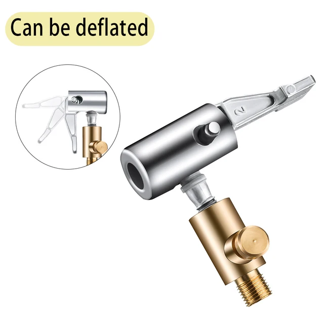 Pompe gonflable Portable pour pneu de voiture, mandrin d'air, compresseur, gonfleur de pneus, mandrin avec connecteur barbelé pour réparation de tuyaux, 1 pièces 1