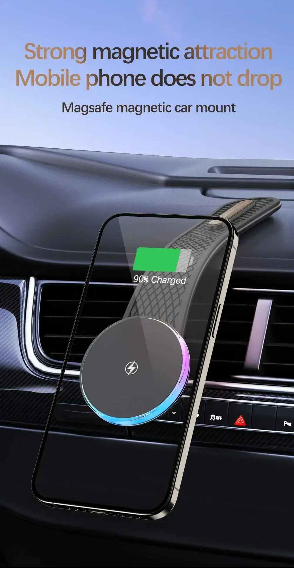RGB magnetic wireless charger