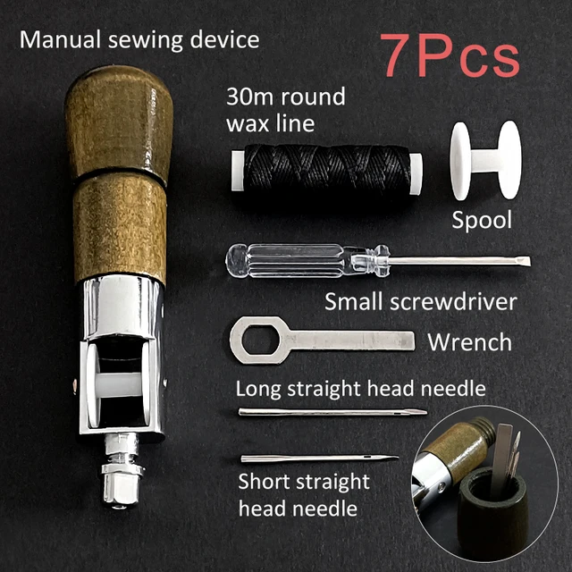 Leather Sewing Awl Kit Hand Stitcher Set Lock Stitching Hand Stitcher