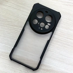 Xundd Shockproof Airbag Case with Transparent Back Cover for Mi 15 Ultra (Black)
