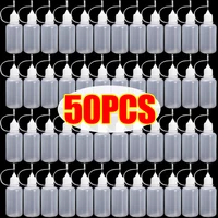 5-50pcs Plastic Squeezable Tip Applicator Bottle Refillable Dropper with Needle Tip Caps for Glue Pigment Oil Liquids Bottles 1
