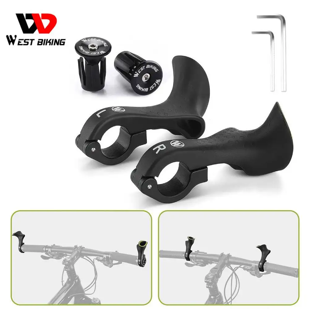 MTB Bike Bar Ends - Ergonomic Handlebar Extenders For Mountain Bikes With Installation Tools
