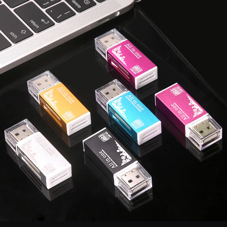 Lenovo - lecteur de cartes mémoire D204 USB 3.0, 5Gbps, adaptateur 2 en