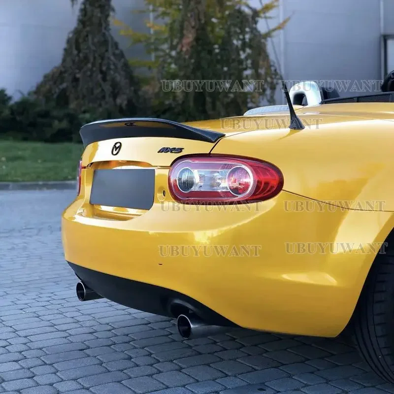 UBUYUWANT для MX5 NC NCEC Roster Miata EPA Тип 3 2009-2015, задний спойлер из углеродного волокна для багажника, задний багажник, губа, крыло, автомобильный Стайлинг