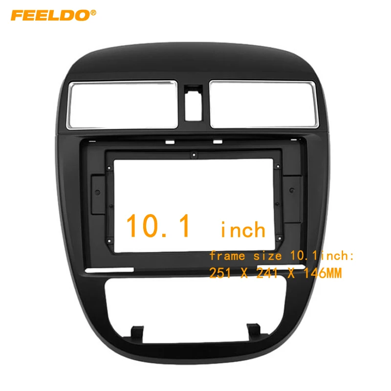 

FEELDO автомобильная аудиосистема 10,1 "большой экран DVD Fascia Рамка адаптер для Dongfeng Fengxing Joyear 2Din монтажная панель Рамка комплект