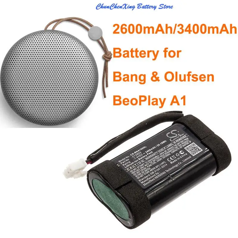 Orangeyu 2600Mah/3400Mah Batteria C129D3 Per Bang & Olufsen Beoplay A1