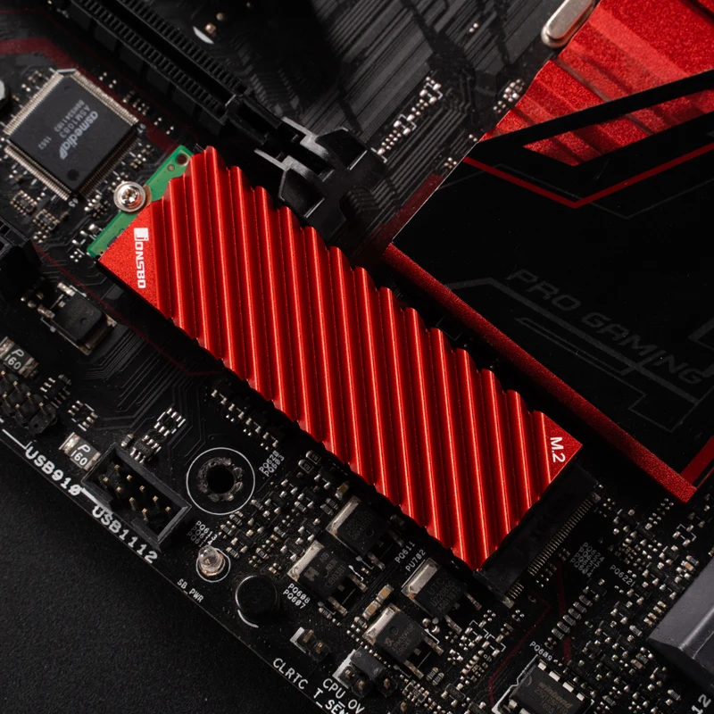 Disco Rígido de Estado Sólido com Almofada Térmica Nvme Heat Sink 2280 Dissipador de Alumínio pc Acessórios Jonsbo-m.2 - Imagem 5