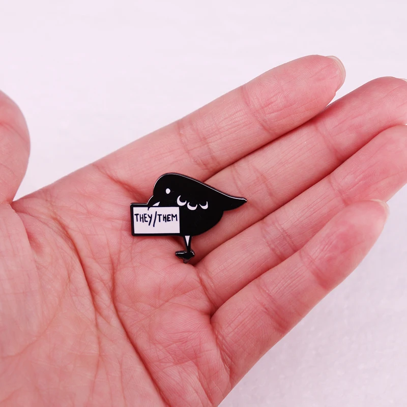 They/Them Pronoun Pin 4