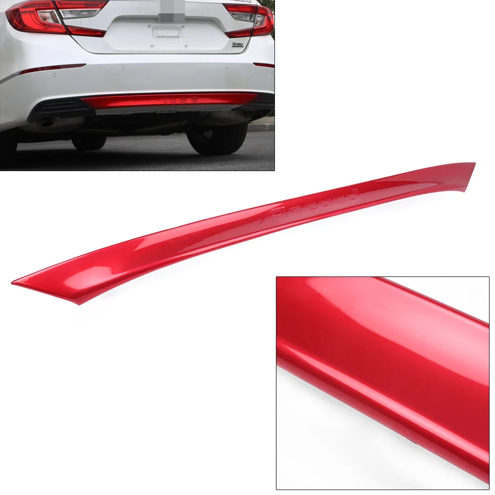 

Red ABS Car Styling Rear Bumper Moluding Cover Trim for Honda Accord X 2018-2019 New