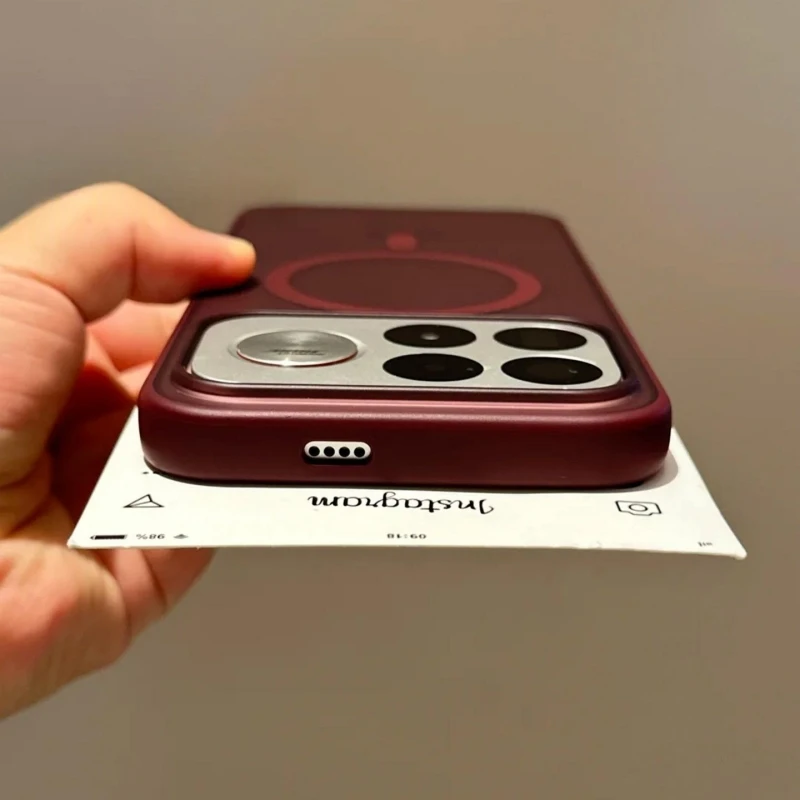 Matte Magnetic Protective Phone Case with Acrylic Finish