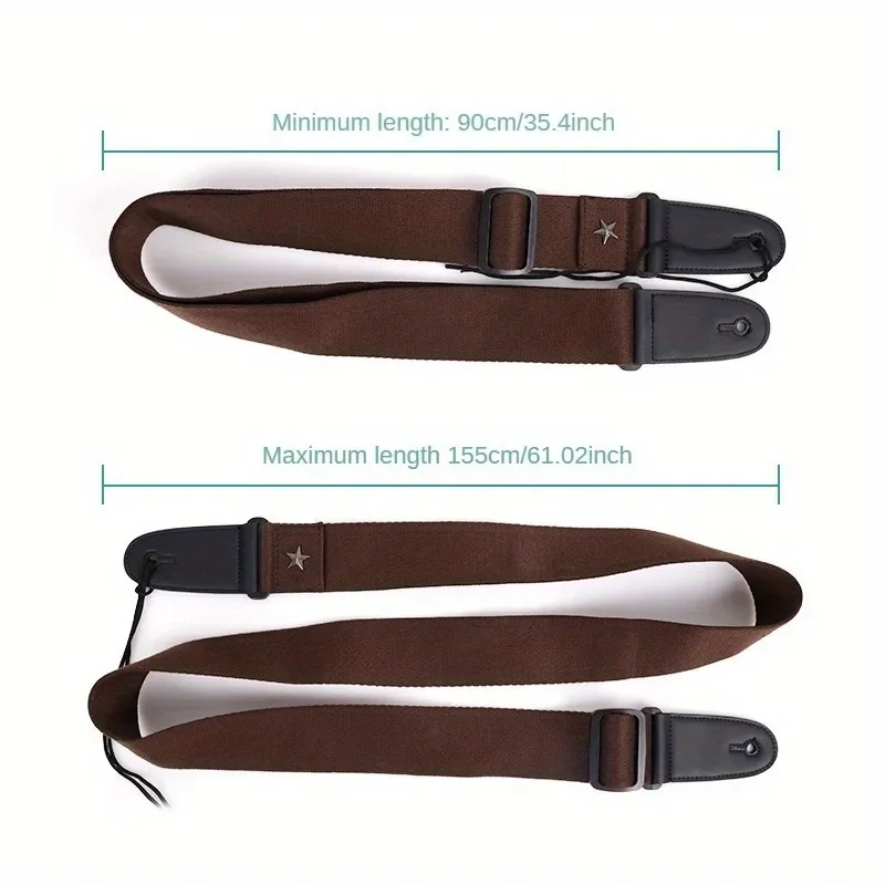 Guitar Strap Electric Acoustic Folk Guitarra Belt Straps Pick Pocket Accessories Thicken Mesh Paddles