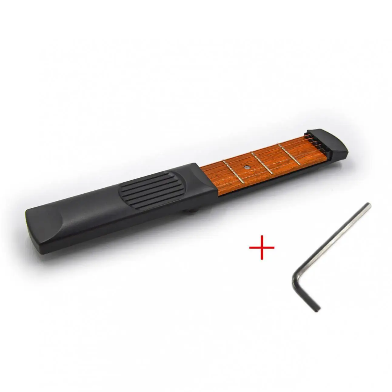 

4 Frets Portable Fingering Exerciser durable plastic shell for Guitar Leaner with a Hexagon Wrench