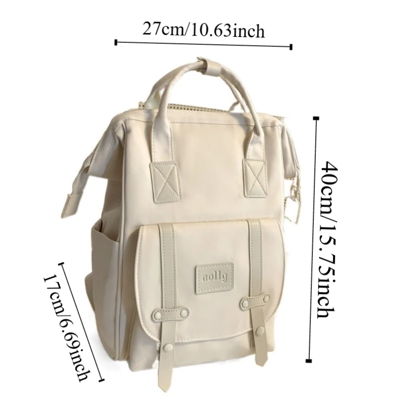 Nylon Mommy Backpack Large Capacity Anti Splash Water Baby Diaper Bag Multifunctional Wear-resistant Mommy Shoulder Bag Travel