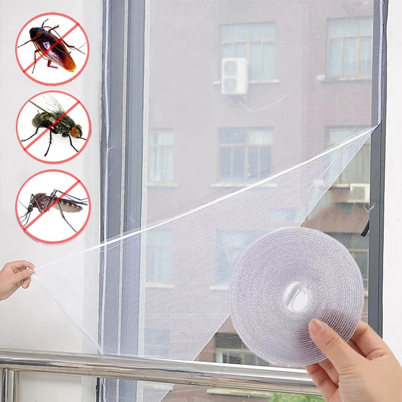 Summer Anti-Insect Fly Bug Mosquito Window Curtain Net Mesh Screen Protector 