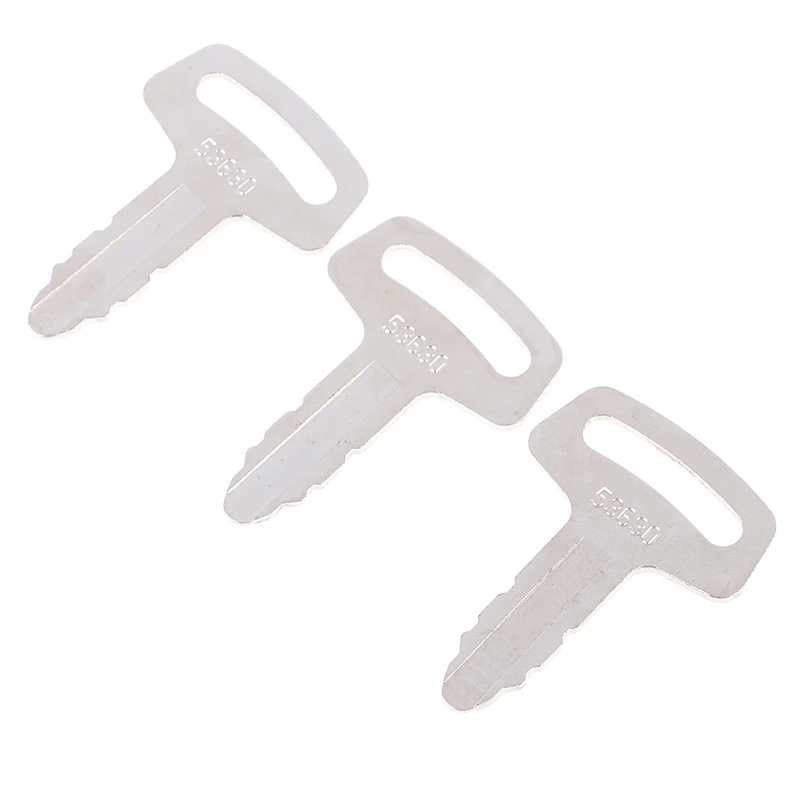 1Pc 53630 Ignition Key For Kubota Thomas Wheel Loader Excavator RC101-53630 R420, R520, K008, Kx41 Excavators Wheel Loader