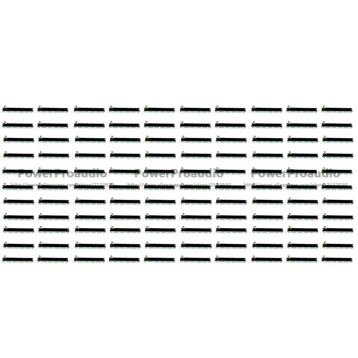 100Pcs10Kd Fader Per Behringer 7.5Cm 75Mm Treasure Bag Mixer Soundcraft Folio-4 B50Kx2 Doppio Potenziometro A 2 Canali B50K