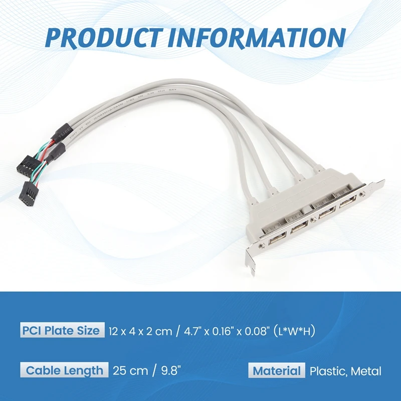 ChenYang 2 porte USB 2.0 e USB 3.1 Gen 2 Type-E pannello frontale presa