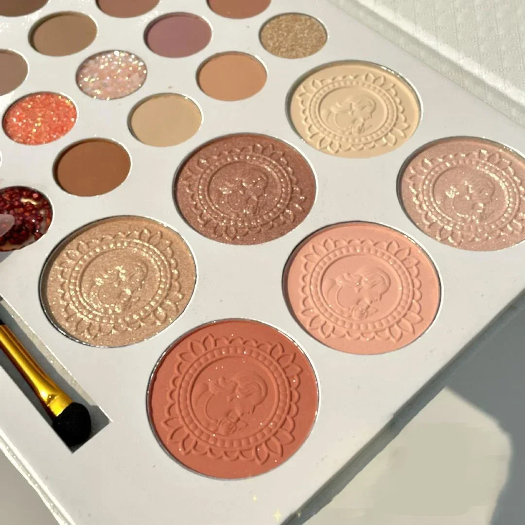 26 Colors Eyeshadow Palette Pearly Matte Earth Color Portable Long Lasting Highlight Blush Eye Shadow Makeup