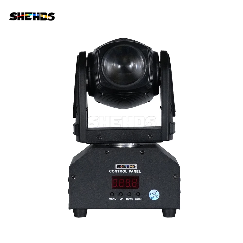 SHEHDS-Mini LED Spot Beam, Dimmable Light, 10W, RGBW, movendo a luz principal para DJ, Disco Party, Equipamento de palco, 4pcs