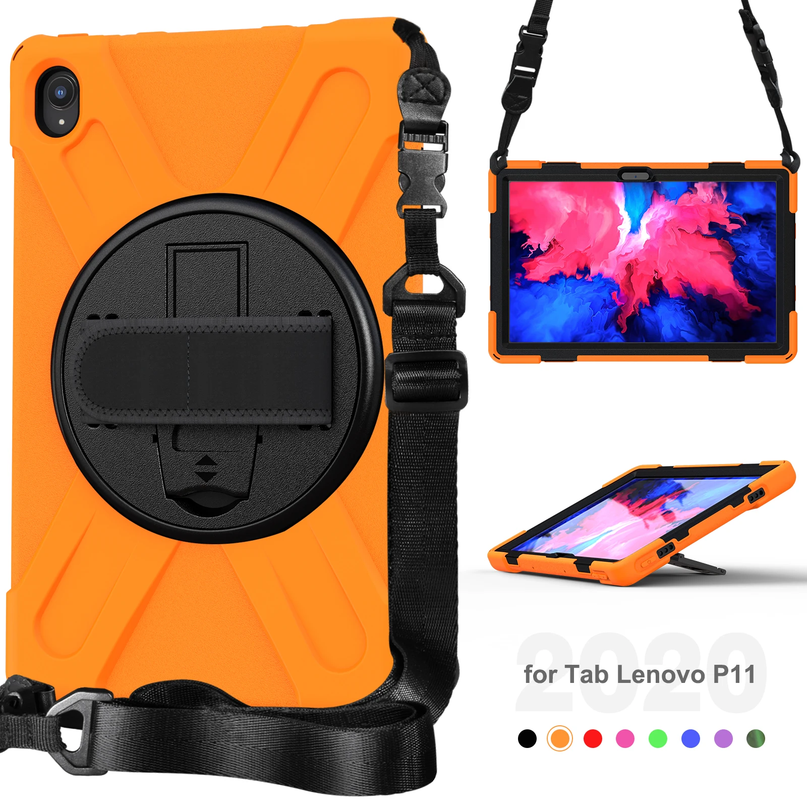 Durable Tablet Case with Hand & Shoulder Strap