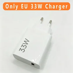 Xiaomi 33W Turbo Fast Charger - US Adapter for Only EU Charger