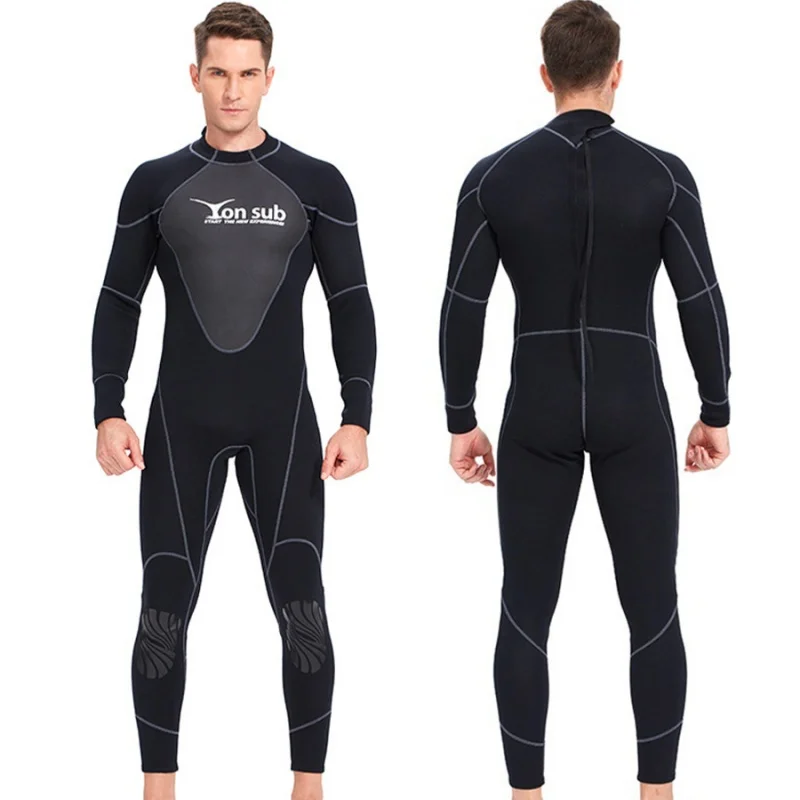 Wetsuit 1.5mm Scuba Diving Suit Men Full Body Neoprene Underwater Hunting Canoeing Surfing Back Zipper Spearfishing 4