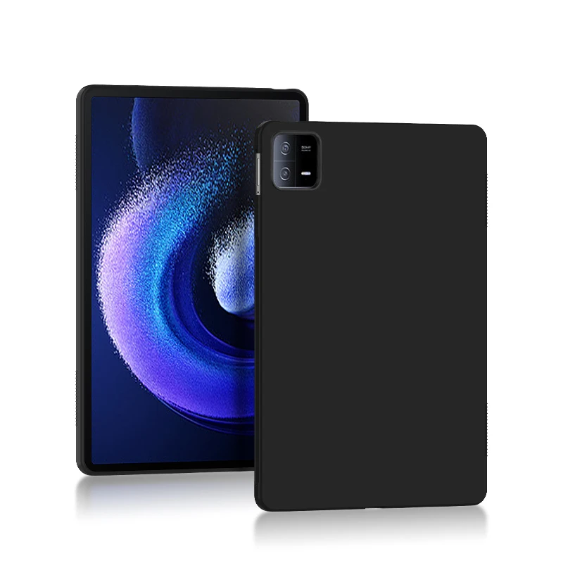 AJIUYU Black Silicone TPU Protective Tablet Case