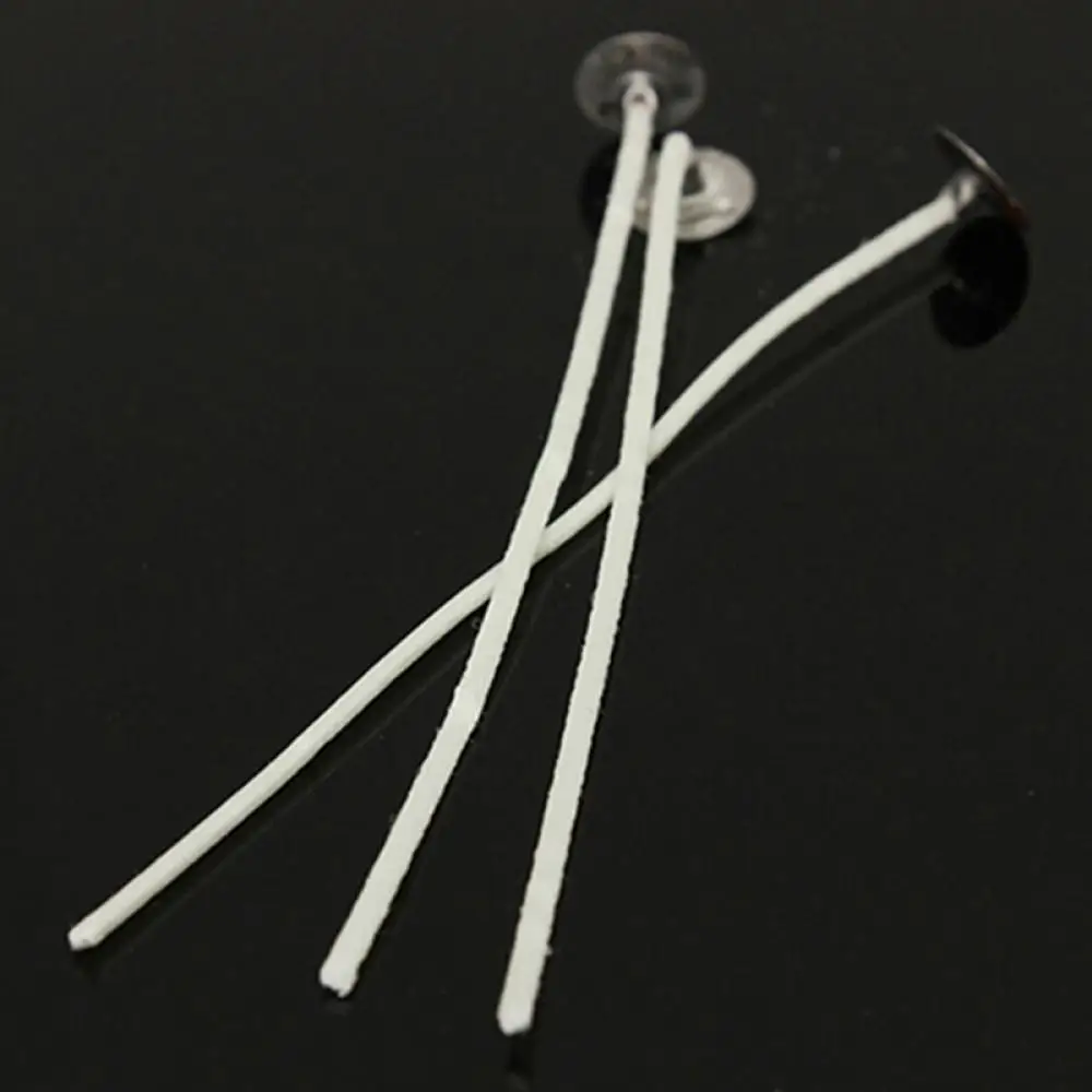 Candle Wicks 10cm Smokeless Wax Pure Cotton Core DIY Candle Making Pre-Waxed Wicks Handmade Making Tools 30Pcs