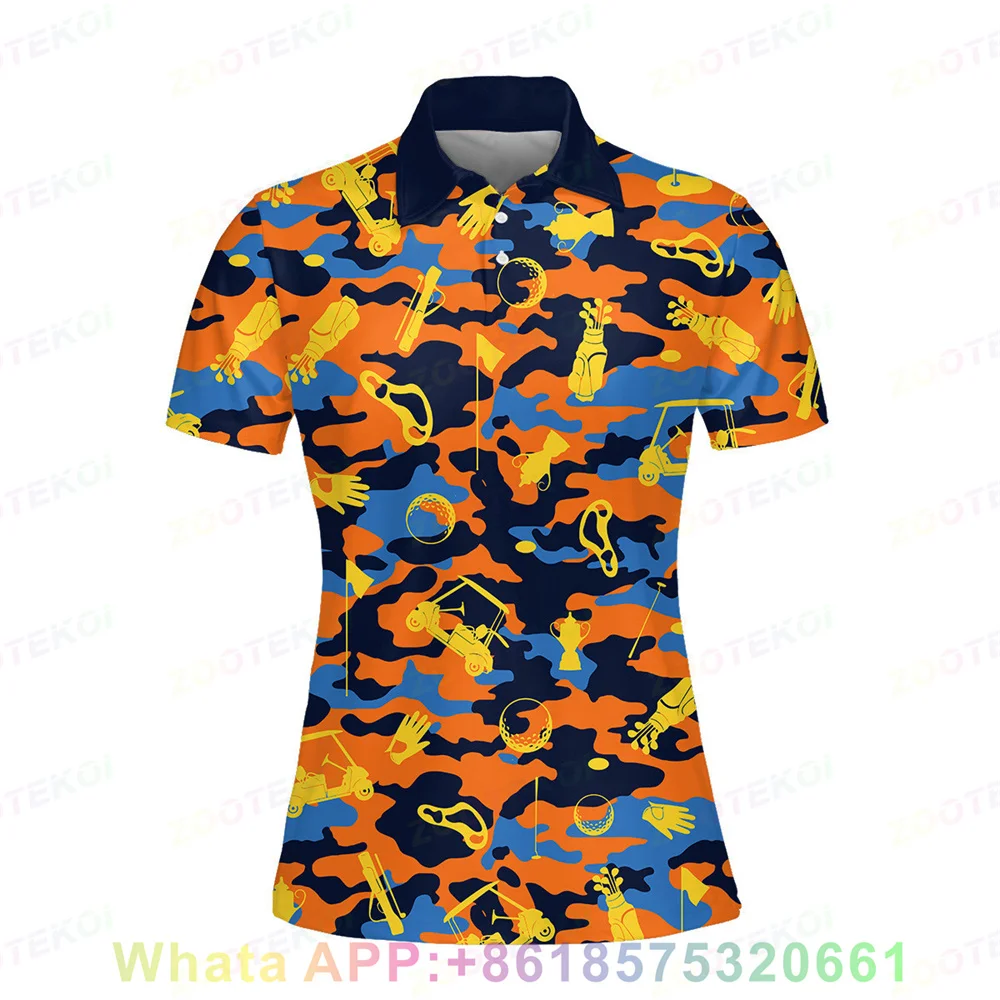 Women’s Printed Golf Polo 5