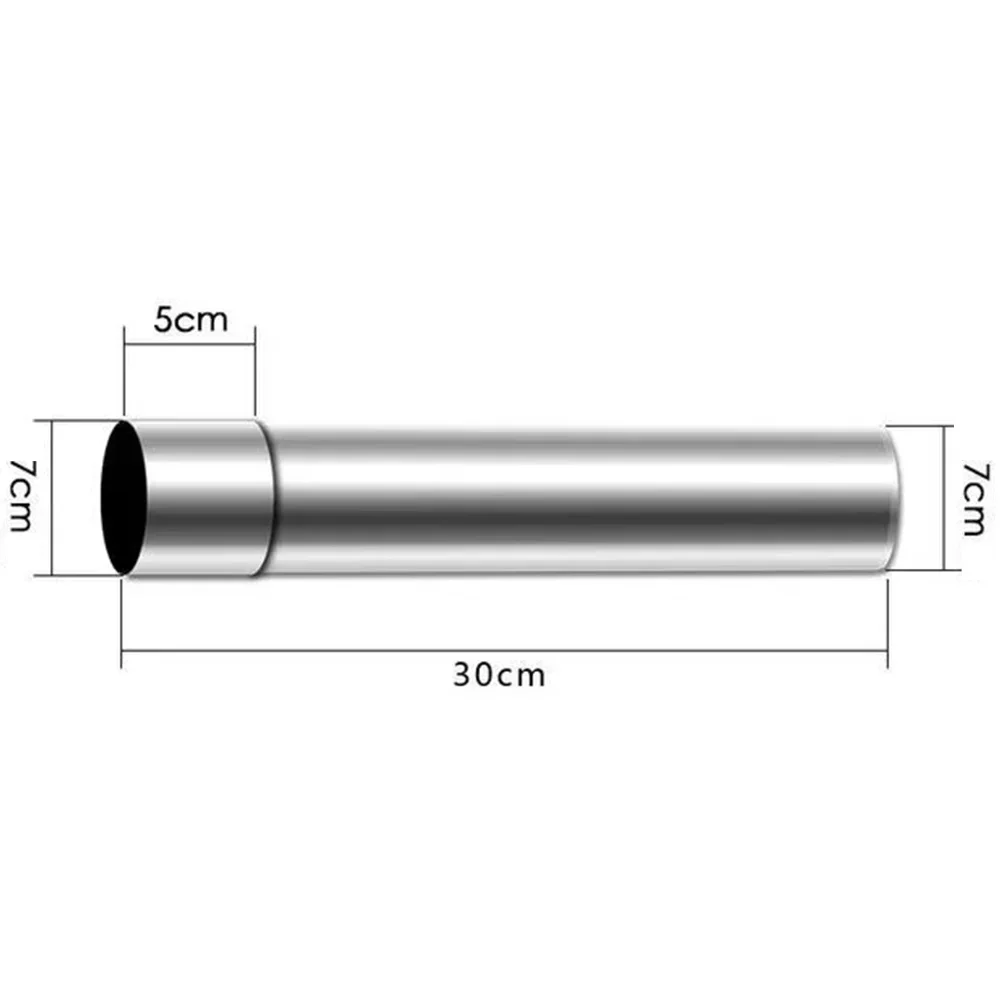 Chimney Flue Liner Pipe Multi Fuel Stoves Pipe Stainless Steel Outdoor Camping Wood Stoves Chimney 7cm 10cm 1pc
