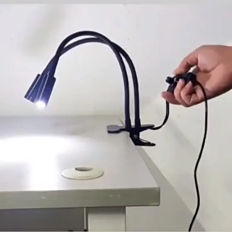 Microscope Lamp Gooseneck Lamp Microscope Universal Clamp Light Source Spotlight Cell Phone Electronic Repair Lighting Welding Led Spotlight