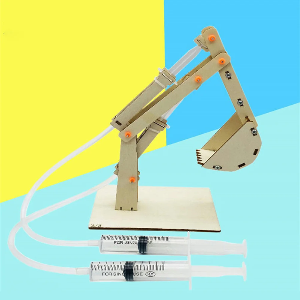 Needle Tube Excavator Kit DIY Model Teaching Learning STEM Project for Students STEM Toys DIY Model Assembled Kits