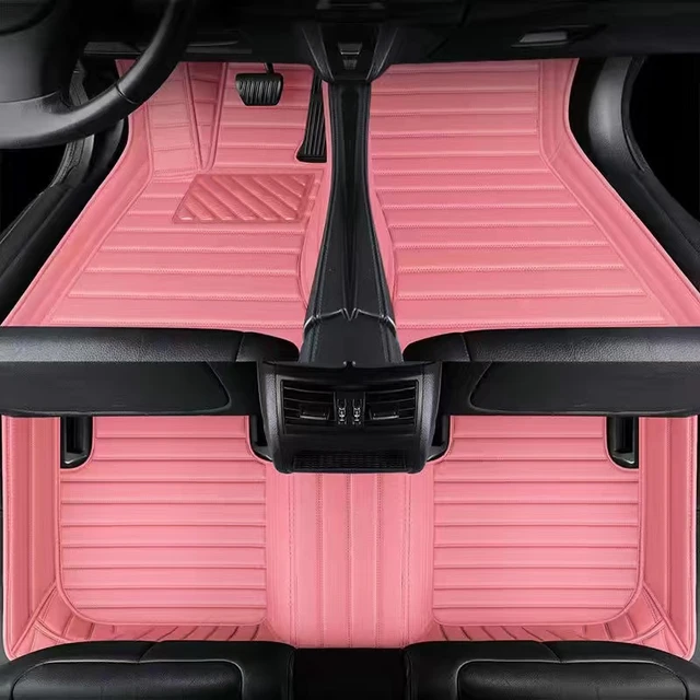 Auto Fußmatten Set für Audi A1 2015-2018 Frauen rosa Grils