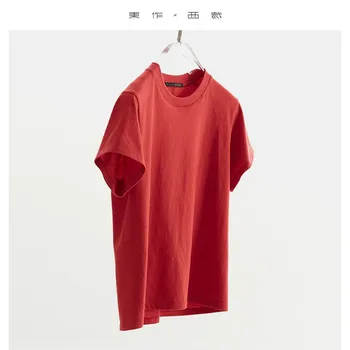 Pure Cotton T-Shirt~Solid Color Regular Shoulder T-Shirt, Casual Short Sleeves, Multiple Colors Available, Women's Style, Summer 2026 1