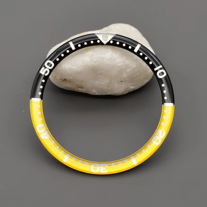 Flat Resin Aluminium Watch Bezel Insert