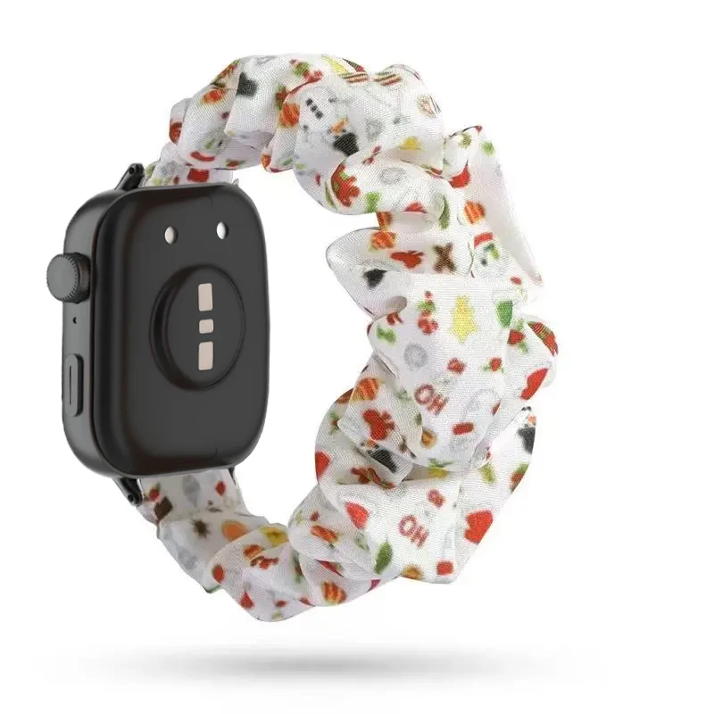 Elastic Nylon Loop Band with Metal Connector for Smartwatch - Adjustable Replacement Bracelet Strap