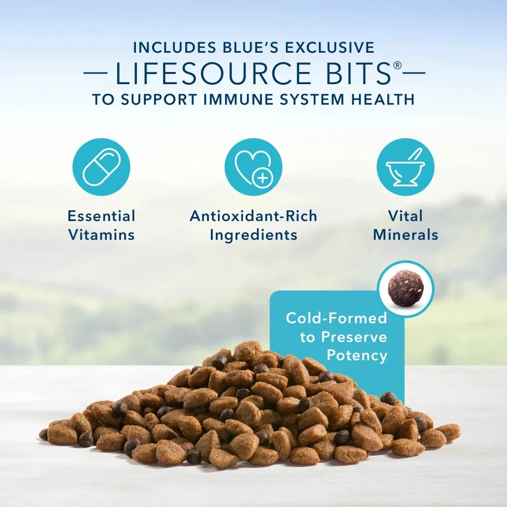 Dog Feed Dry Food for Dogs Whole Grain Formula Beef and Brown Rice Dry Dog Food for Adult Dogs 15 Lb. Bag Feeding