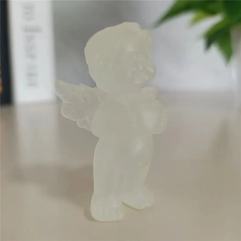 Somber Memorial Angel Figurine 8 Inch High