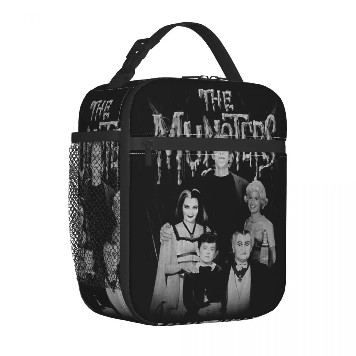 Munsters Family Portrait Insulated Lunch Bag Cooler Lunch Container Large Tote Box Men Women College Travel