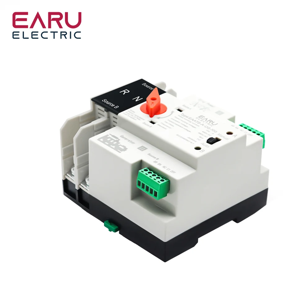 Easy Generator Switch 100 Amp Automatic Transfer Switch - Dual Power ...