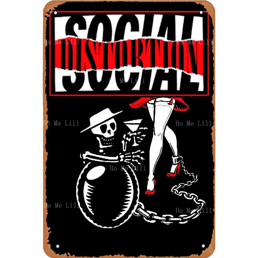 SOCIAL DISTORTION 10 シルクスクリーン　ポスター Social Distortion Music Skeleton Flower Hard Rock Guitar