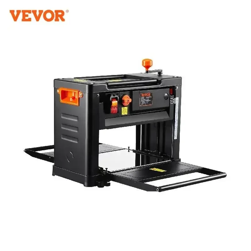 VEVOR Electric Thickness Planer Benchtop 13inch Wood Planer Three Blades Two Speed 15-Amp 2000W for DIY Woodworking Planing