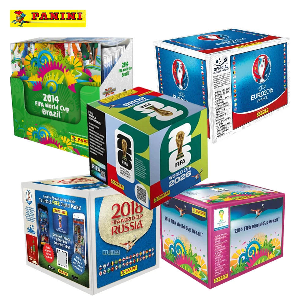 Genuine Panini 2014 Brazil World Cup Official Collection Cards Full Box Footbal…