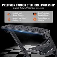 SucceBuy Foldable Racing Steering Wheel Stand Height Adjustable Universal Base Compatible with Logitech & Thrustmaster  Wheel - Image 5