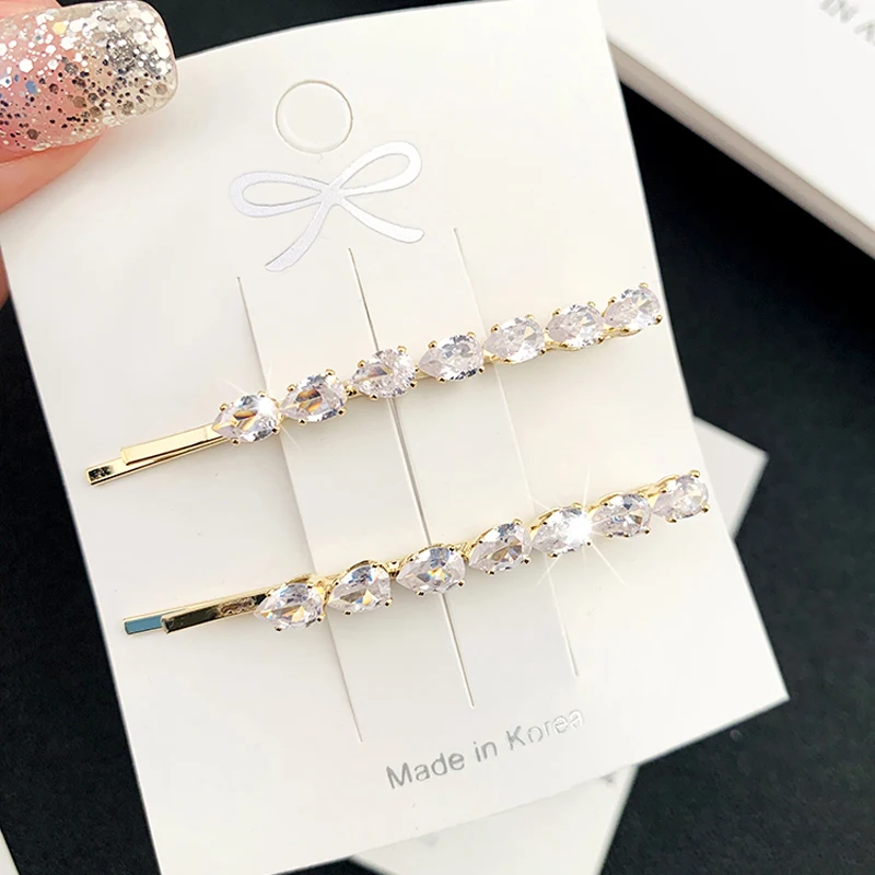 【LOTSYOU】韓国人気★Lots You Love You Crystal Hair Pin Set Amazon.com : Ammei Headpiece Crystal Bridal Hair Pins Clips
