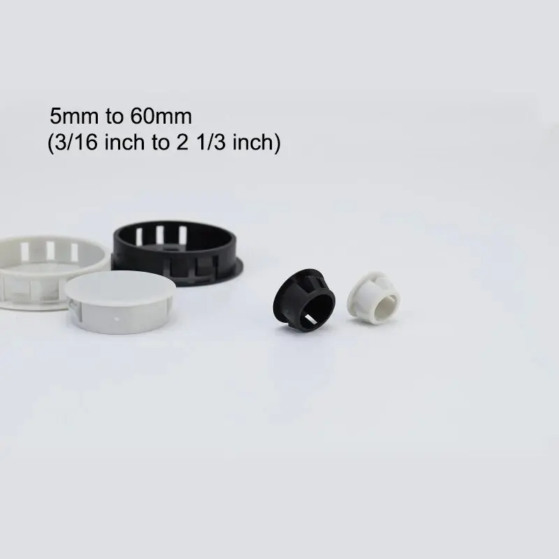 5 мм 8 мм 6 мм-60 мм пластиковая заглушка для отверстий, круглая заглушка для блокировки отверстий в панели, заглушки, пластиковая крышка, нейлоновые заглушки для отверстий