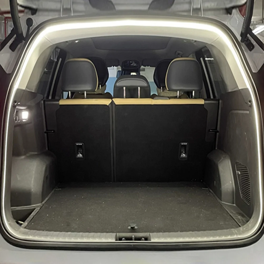 LED Car Trunk Light Strip No Drilling Dynamic Flowing Light Strip Multifunction Automatic Tail Box Light for Truck Trunk Decor