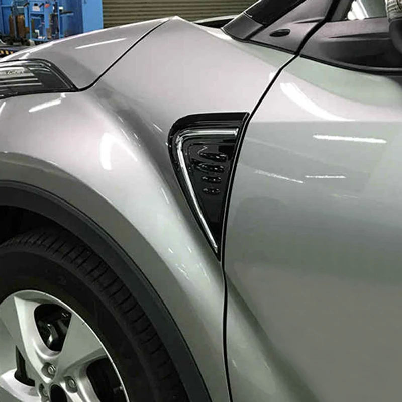 For Toyota C-HR CHR-Colorful Exterior Front Side Fender Vent Decal Emblem Cover Trim Car Styling